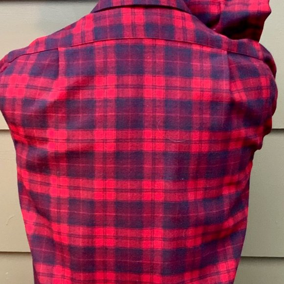 VTG Pendleton 100% Wool Board Shirt(M) Loop Collar - Picture 9 of 15